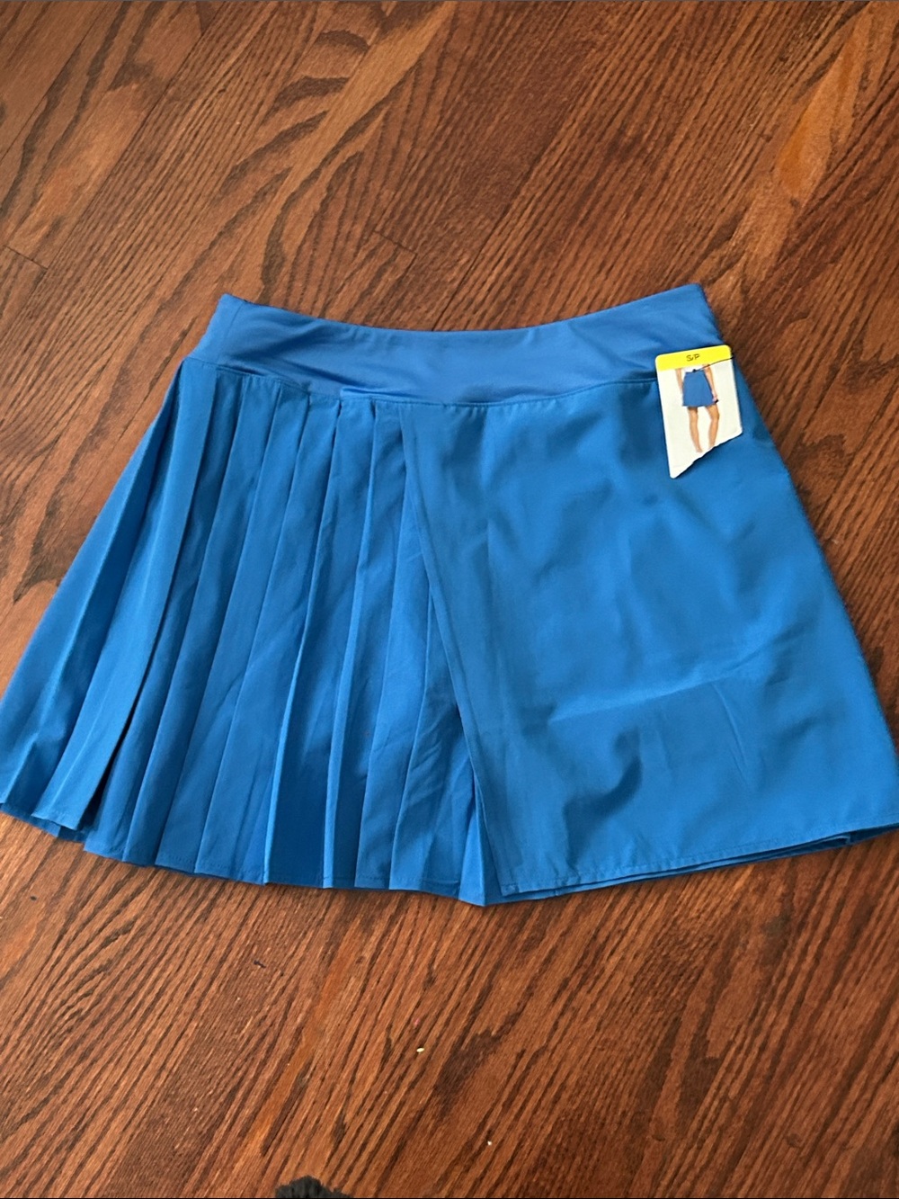 Lole Bright Blue Pleated Mini Skort size small